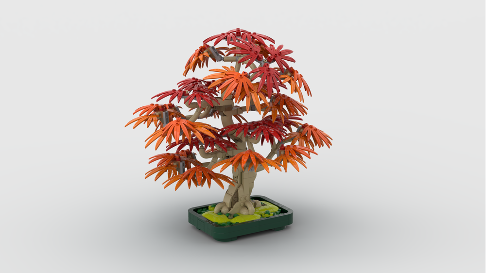 LEGO MOC-231580 MOD - Japanese Maple Tree - Fall - bushier by ryan1172 |  Rebrickable - Build with LEGO
