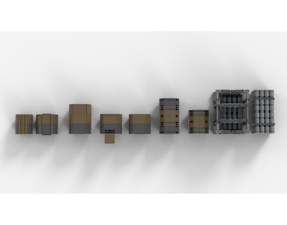 LEGO MOC-231644 Crates, Containers, and More – Custom LEGO® MOC by ...