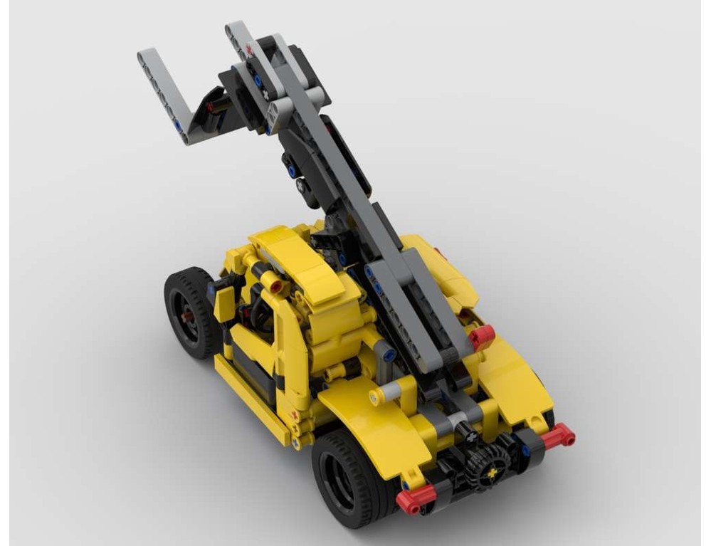 LEGO MOC Telehandler 42205 Alternate Build by ErikGS | Rebrickable ...