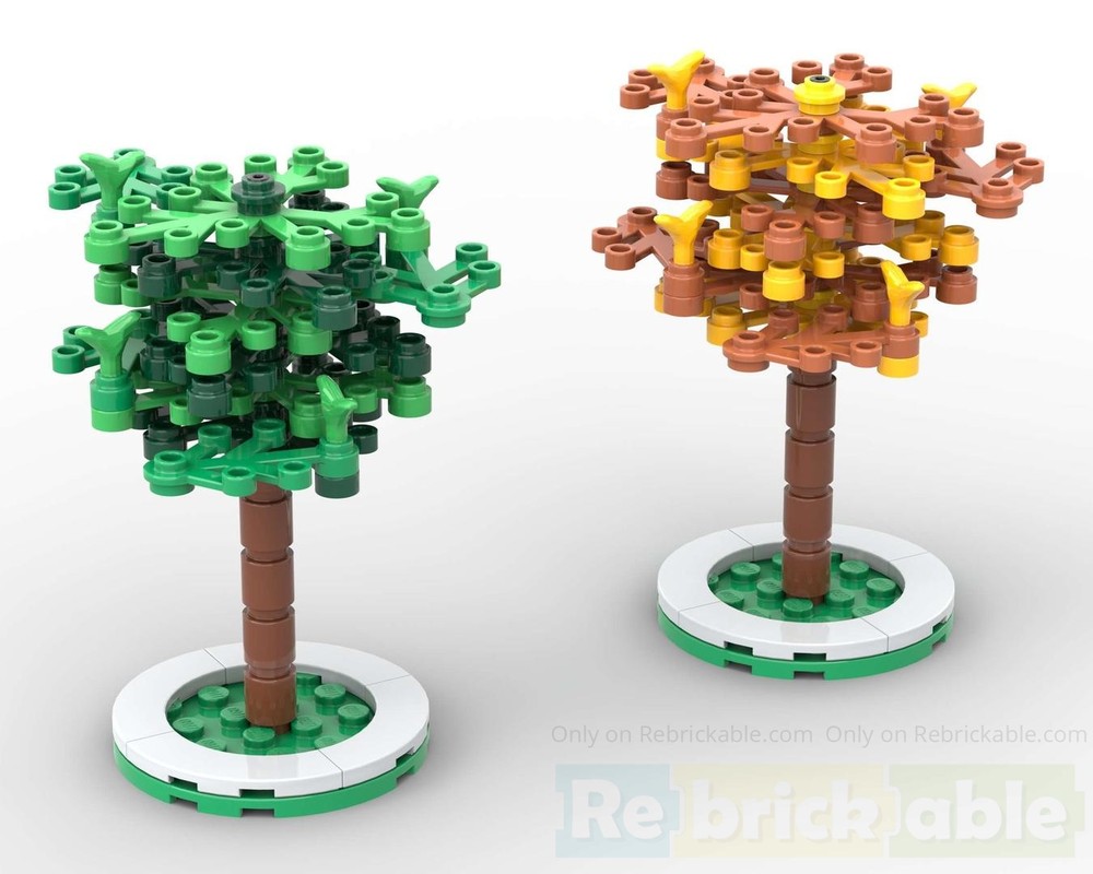 LEGO MOC Small tree Mod by Blocks City | Rebrickable - Build with LEGO