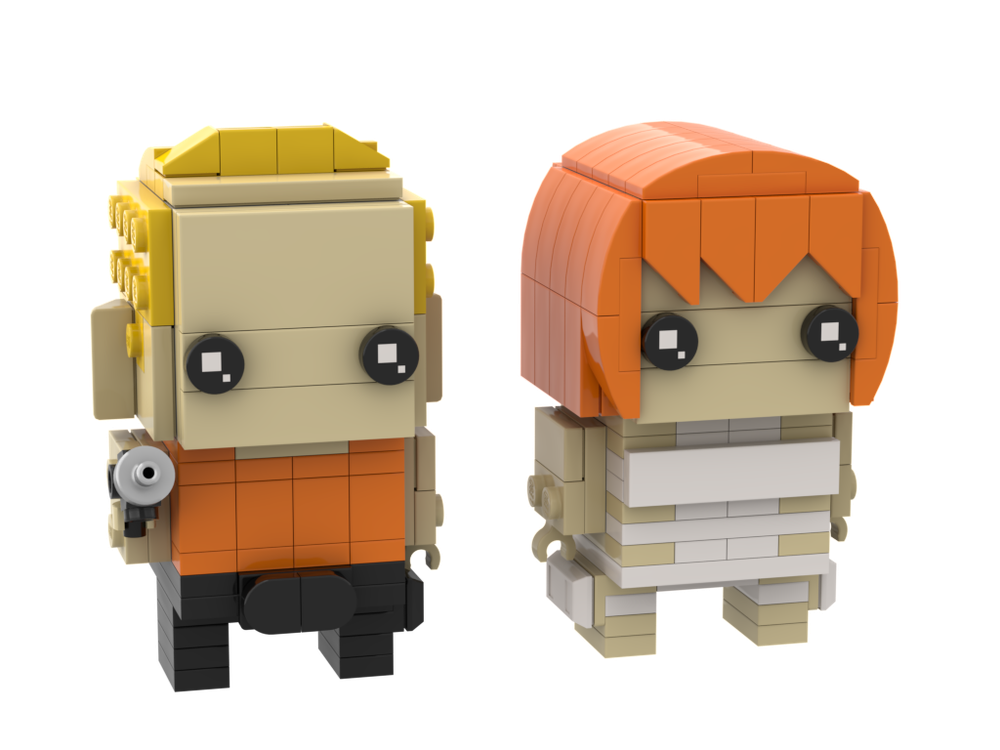 LEGO MOC-232026 Korben + Leeloo - Fifth Element - Brickheadz Version 1 ...