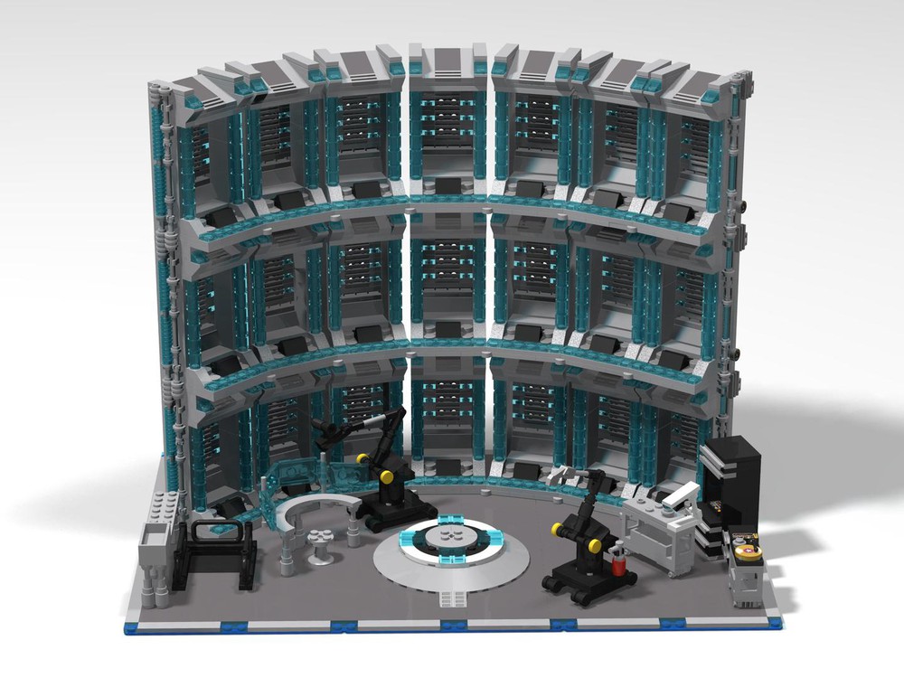MOC Iron Man's Hall of Armor by | Rebrickable - with LEGO