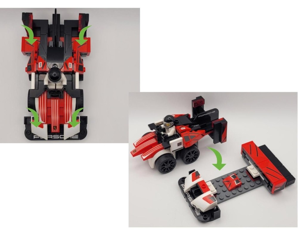 LEGO MOC-232209 Tooned Porsche 963 by ford4thot | Rebrickable - Build ...