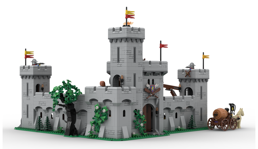 LEGO MOC-232254 Port of the Lion Knights (Medieval Seaside Market