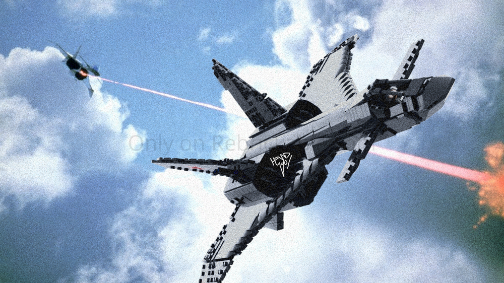 LEGO MOC 1:35 Scale MiG-31 Firefox by HandSolo99 | Rebrickable