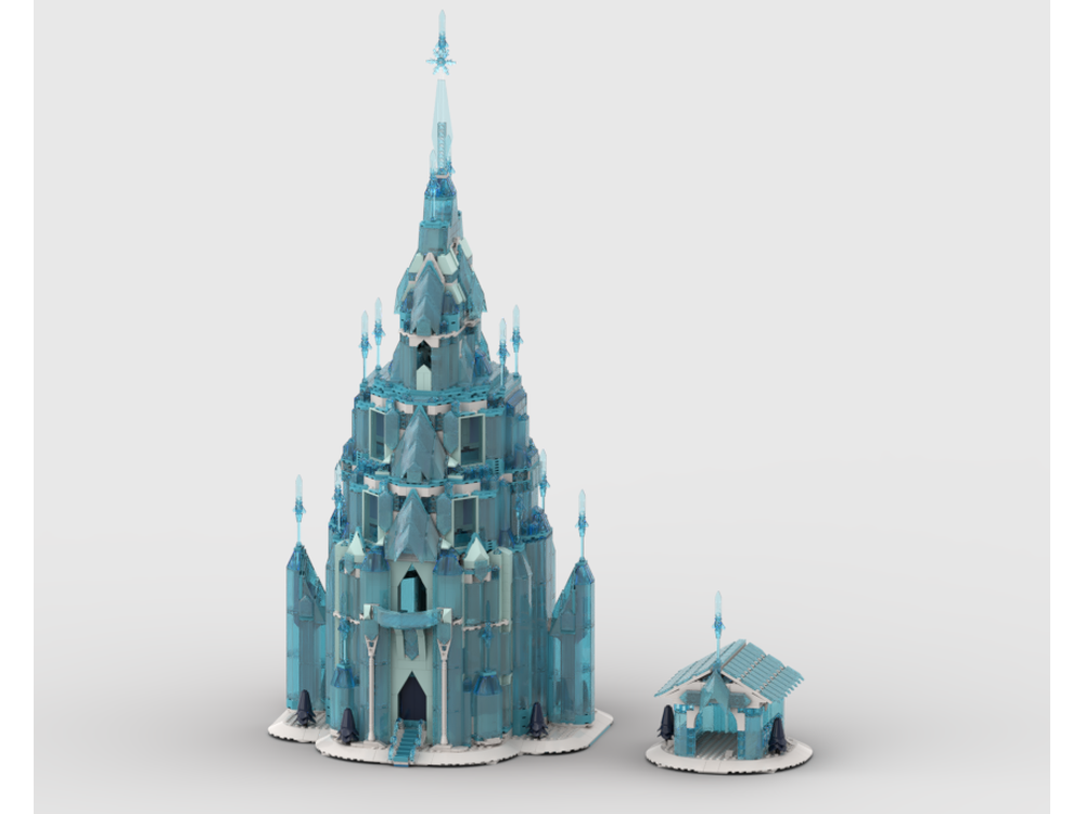 LEGO MOC-232345 Ice Castle by gabizon | Rebrickable - Build with LEGO