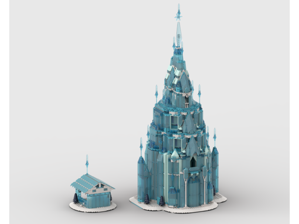 LEGO MOC-232345 Ice Castle by gabizon | Rebrickable - Build with LEGO