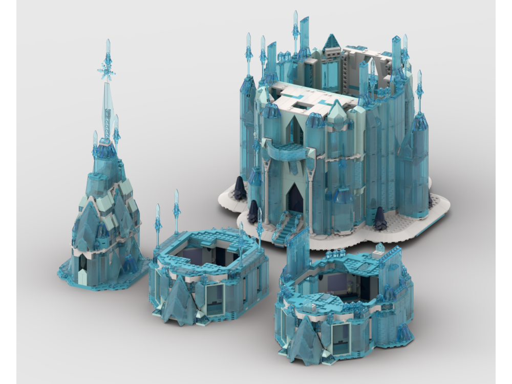 LEGO MOC-232345 Ice Castle by gabizon | Rebrickable - Build with LEGO