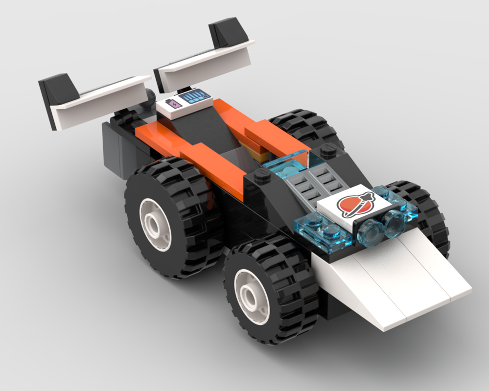 LEGO MOC-232408 Space Backhoe Loader B-Model - Race Car by Yumahummus ...