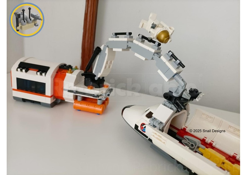 LEGO MOC-232435 Robotic arm module by Snail Designs | Rebrickable ...