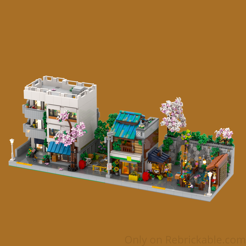 LEGO MOC-232478 Japanese Modular Collection II by rebelnili ...