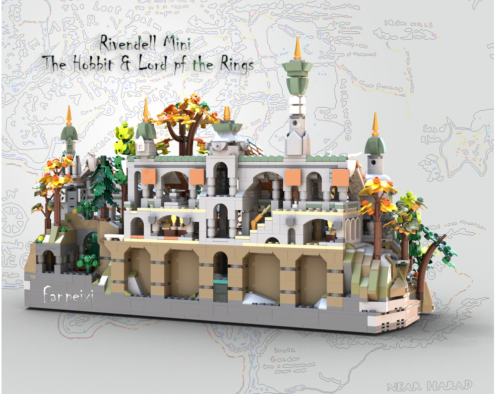 LEGO MOC-232501 Rivendell Mini Twilight Valley by Fanpeixi ...
