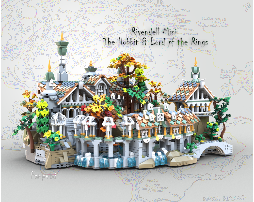 LEGO MOC-232501 Rivendell Mini Twilight Valley by Fanpeixi ...