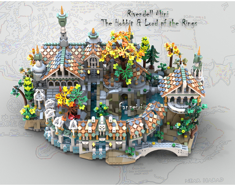 LEGO MOC-232501 Rivendell Mini Twilight Valley by Fanpeixi ...