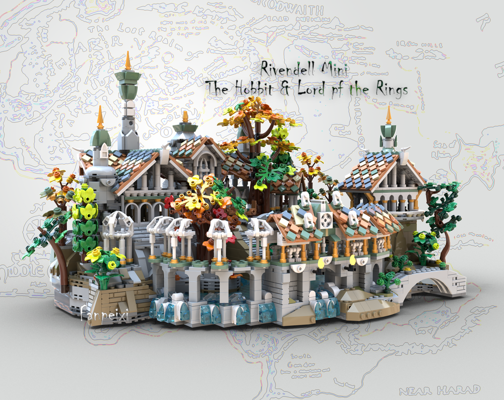 LEGO MOC-232501 Rivendell Mini Twilight Valley by Fanpeixi ...