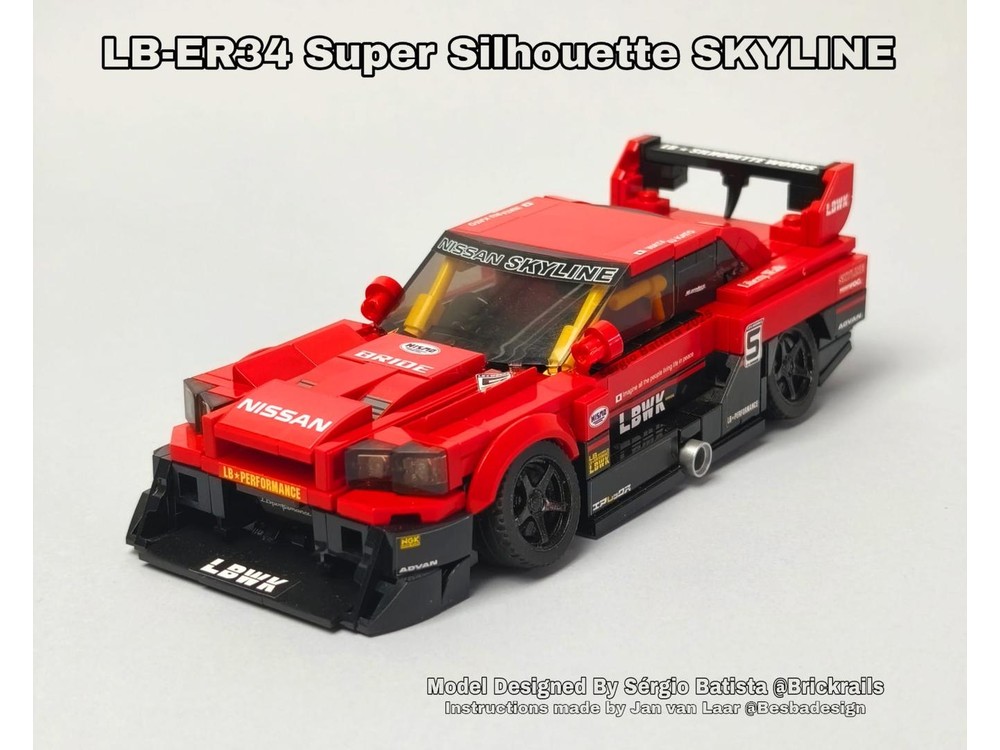 ミニカー LB-ER34 SUPER SILHOUETTE LIBERTY WALK Nissan LB-ER34 Super Silhouette! Brand: Mini GT Scale: 1/64