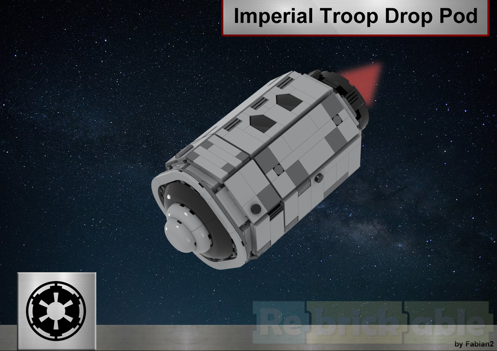 LEGO MOC-232577 Imperial Troop Drop Pod by Fabian2 | Rebrickable ...
