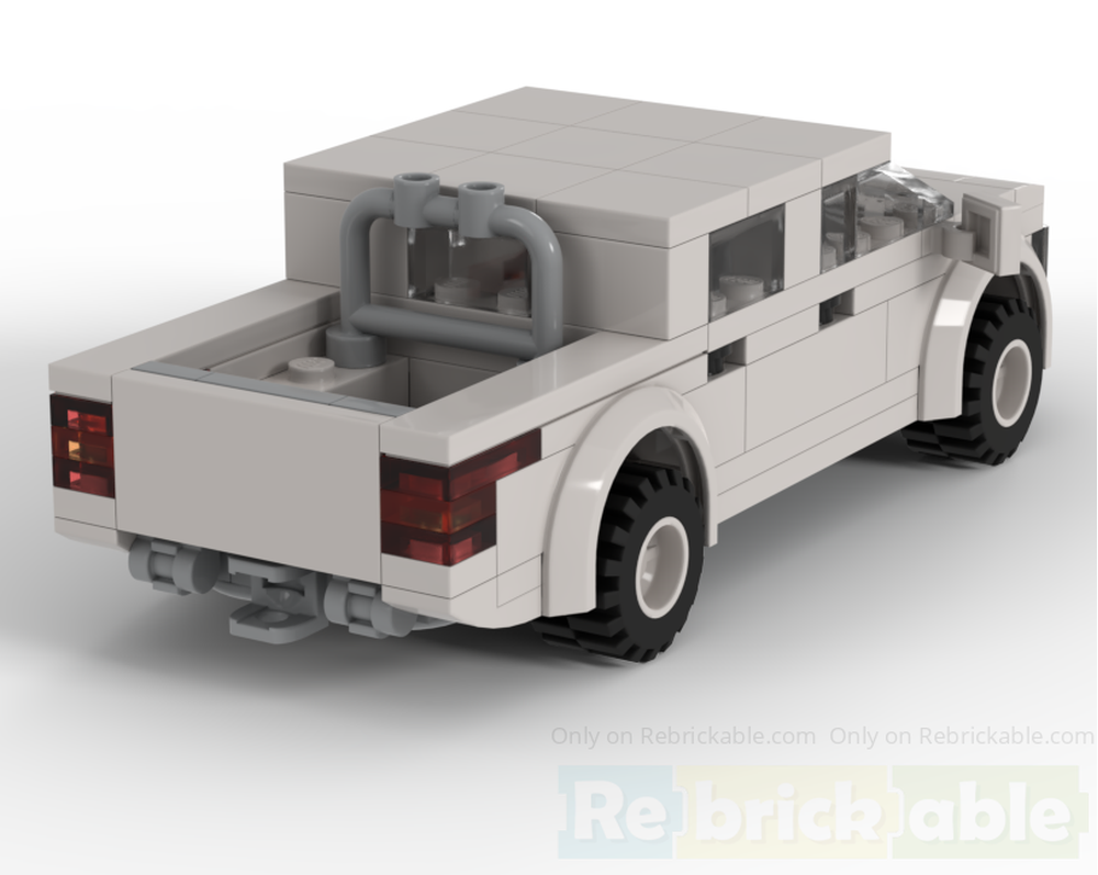 LEGO MOC Generic Pickup Truck by 500 HEAVY | Rebrickable - Build with LEGO