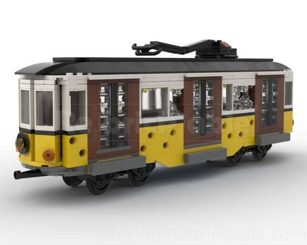 LEGO MOC-232671 tram for ruined modular moc by AlessandroMaffioli ...