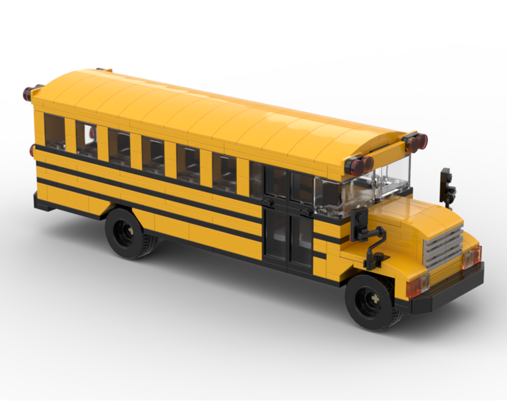 LEGO MOC-232738 school bus by EBbuilds | Rebrickable - Build with LEGO