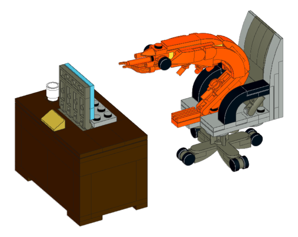 LEGO MOC-232752 Posture Check Shrimp by Meiguocai | Rebrickable - Build ...