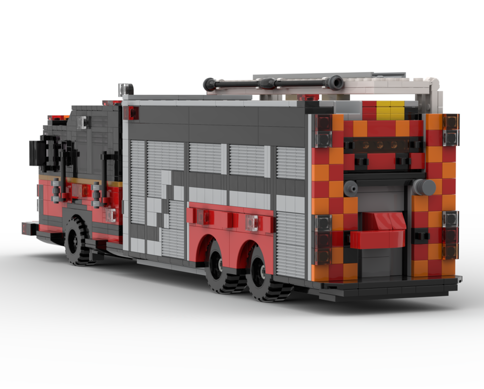 LEGO MOC Pierce Saber Pumper-Tanker Firetruck by Astrid11 | Rebrickable ...