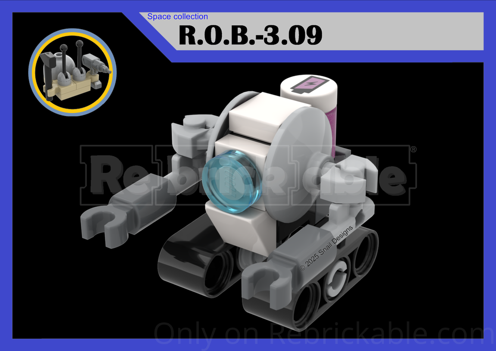 LEGO MOC R.O.B.-3.09 by Snail Designs | Rebrickable - Build with LEGO