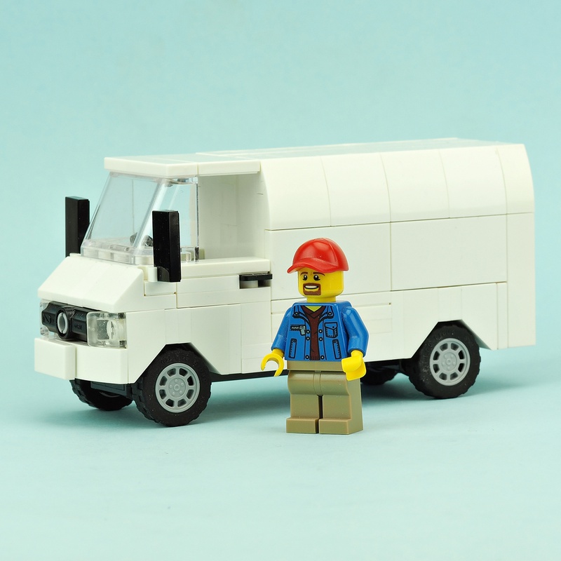 LEGO MOC White Van by De_Marco 
