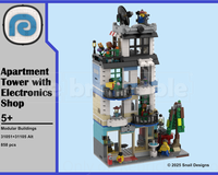 Apartment Tower with Electronics Shop