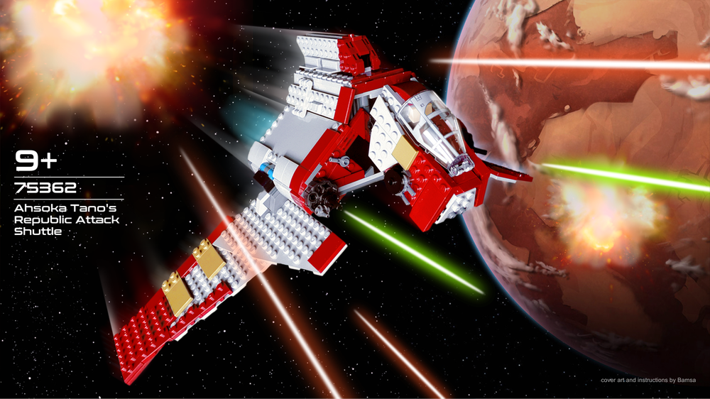 LEGO MOC-232822 Ahsoka Tano's Republic Attack Shuttle - Alt Build