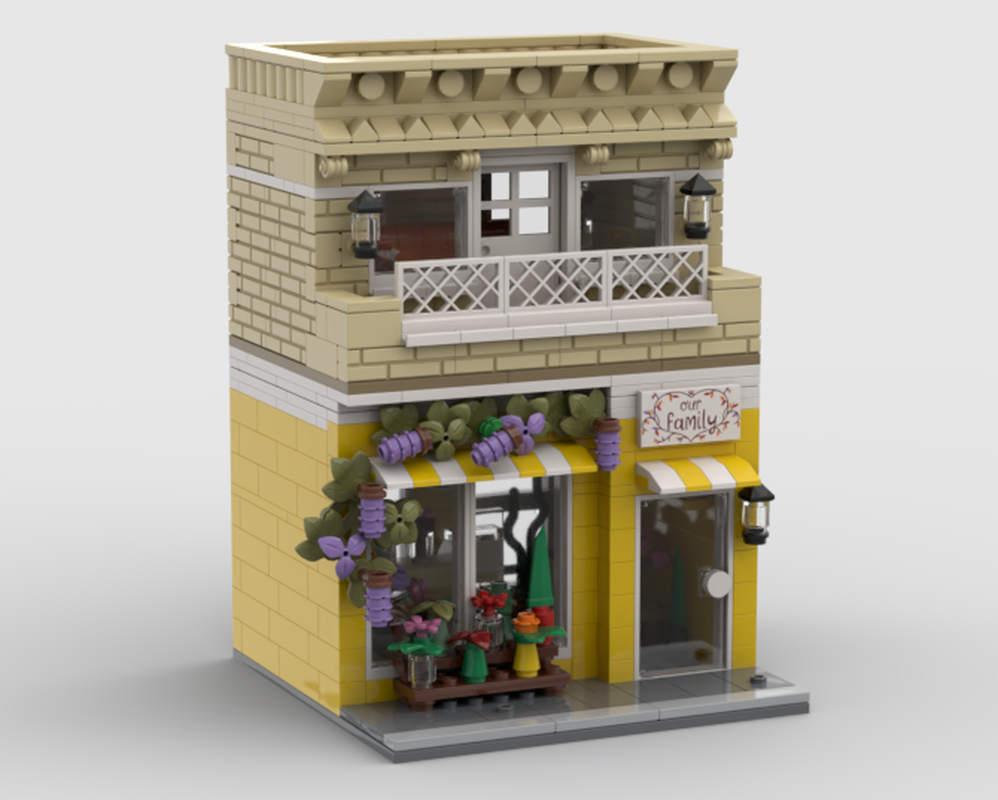 LEGO MOC-232854 The Florist Shop - Mini Modular by BeckysBricksUK ...