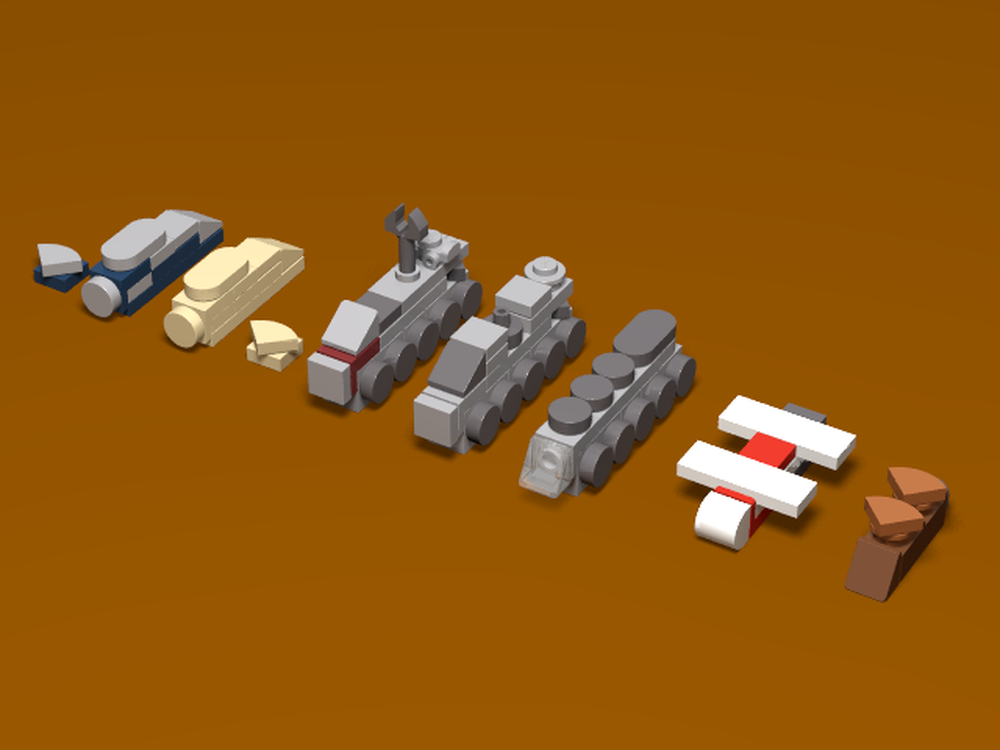 LEGO MOC-232856 1:1041 Micro SW Ground Vehicles by MOCStar ...