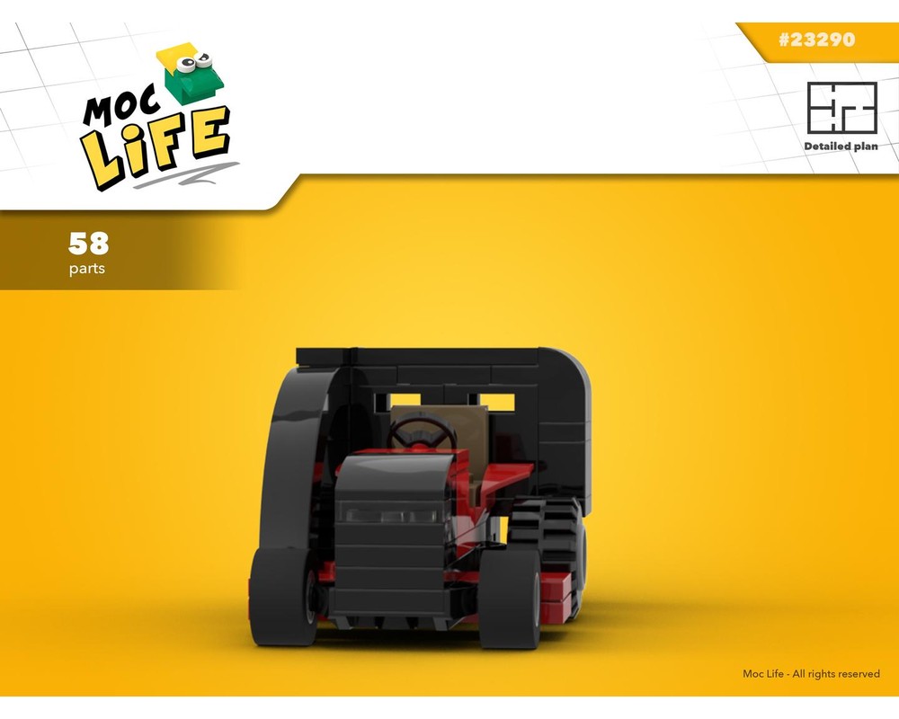 LEGO MOC Halfpipe snowblower Zaugg by Moc LEGO Rebrickable Build with LEGO