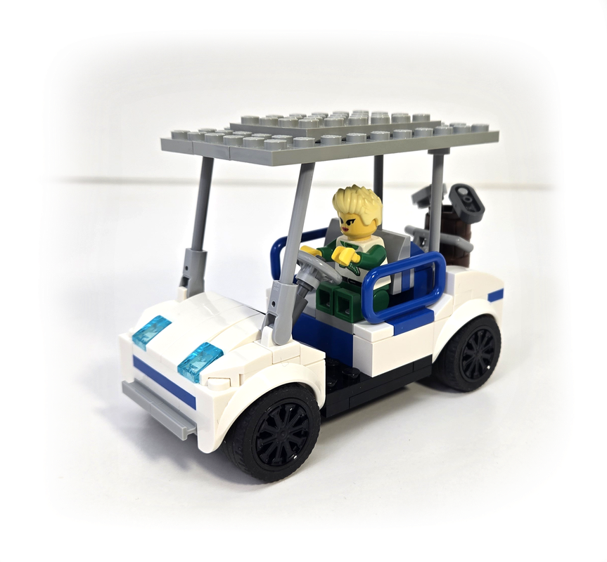 LEGO MOC-232953 Minifig Sized Golf Cart by braydl | Rebrickable - Build ...