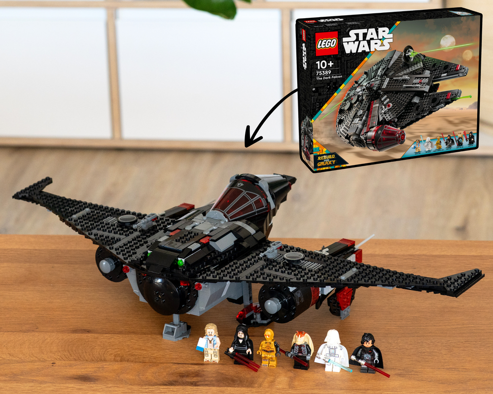 LEGO MOC Dark J-Type Star Skiff (75389 Alternate Model) by