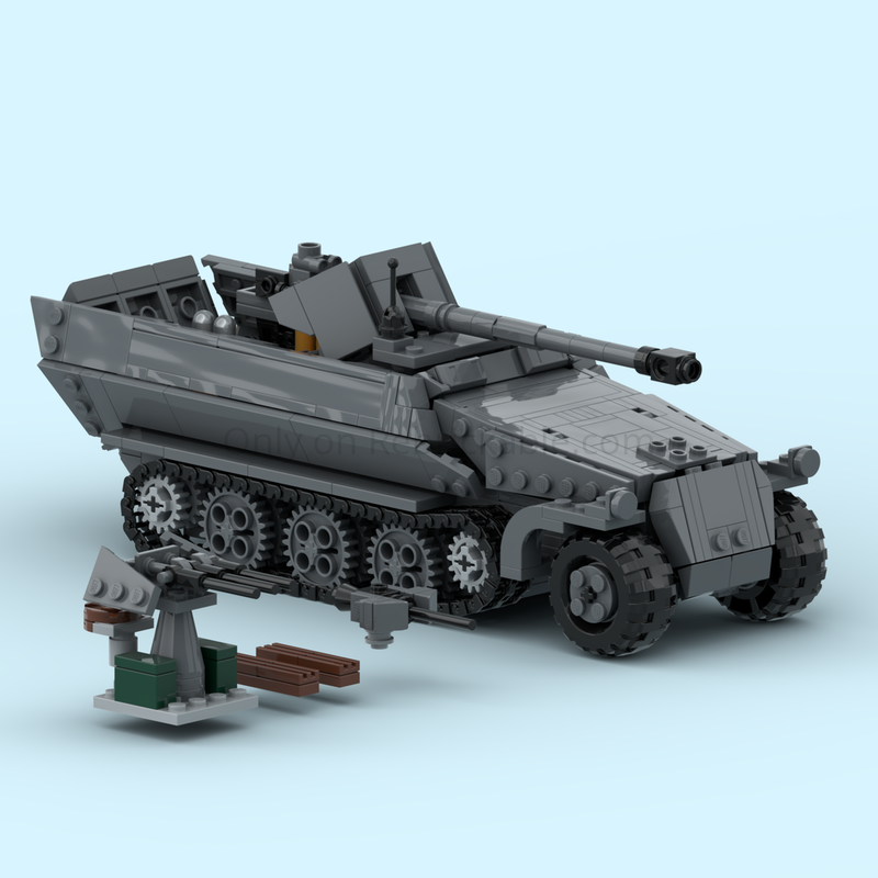 LEGO MOC SD KFZ.251 Halftrack by BespokeLegoDesigns | Rebrickable