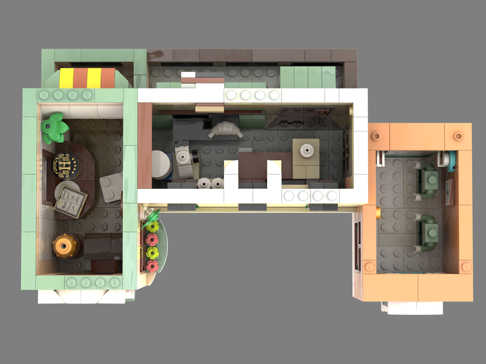 LEGO MOC-233039 Peter Parker’s Apartment and Shop - Alternate Build of ...