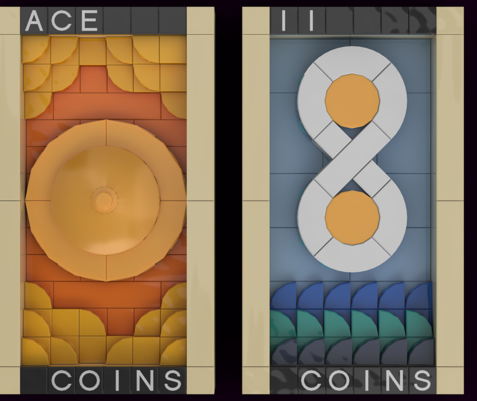 LEGO MOC Minor Arcanas (Coins) by Green73 | Rebrickable - Build with LEGO