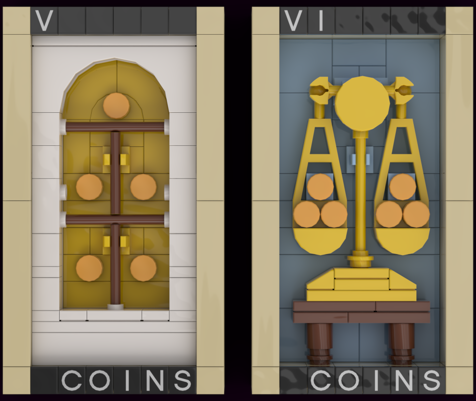 LEGO MOC Minor Arcanas (Coins) by Green73 | Rebrickable - Build with LEGO