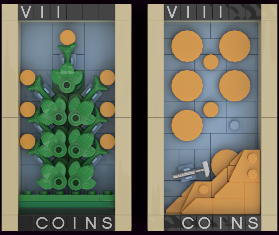 LEGO MOC Minor Arcanas (Coins) by Green73 | Rebrickable - Build with LEGO