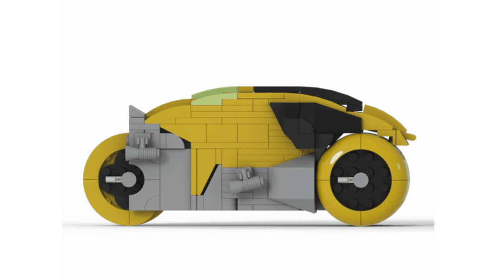 LEGO MOC-233084 Tron 82 LightCycle (Yellow) by ekubart | Rebrickable ...