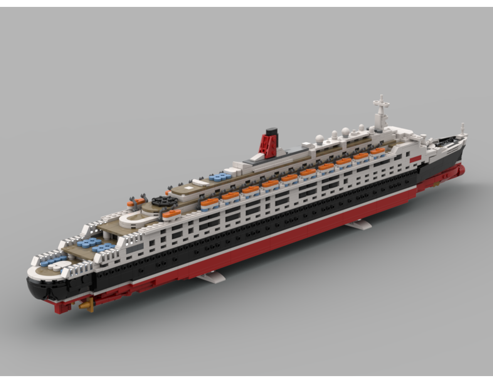 LEGO MOC RMS Queen Elizabeth 2 by BasicBuilder23 | Rebrickable - Build ...