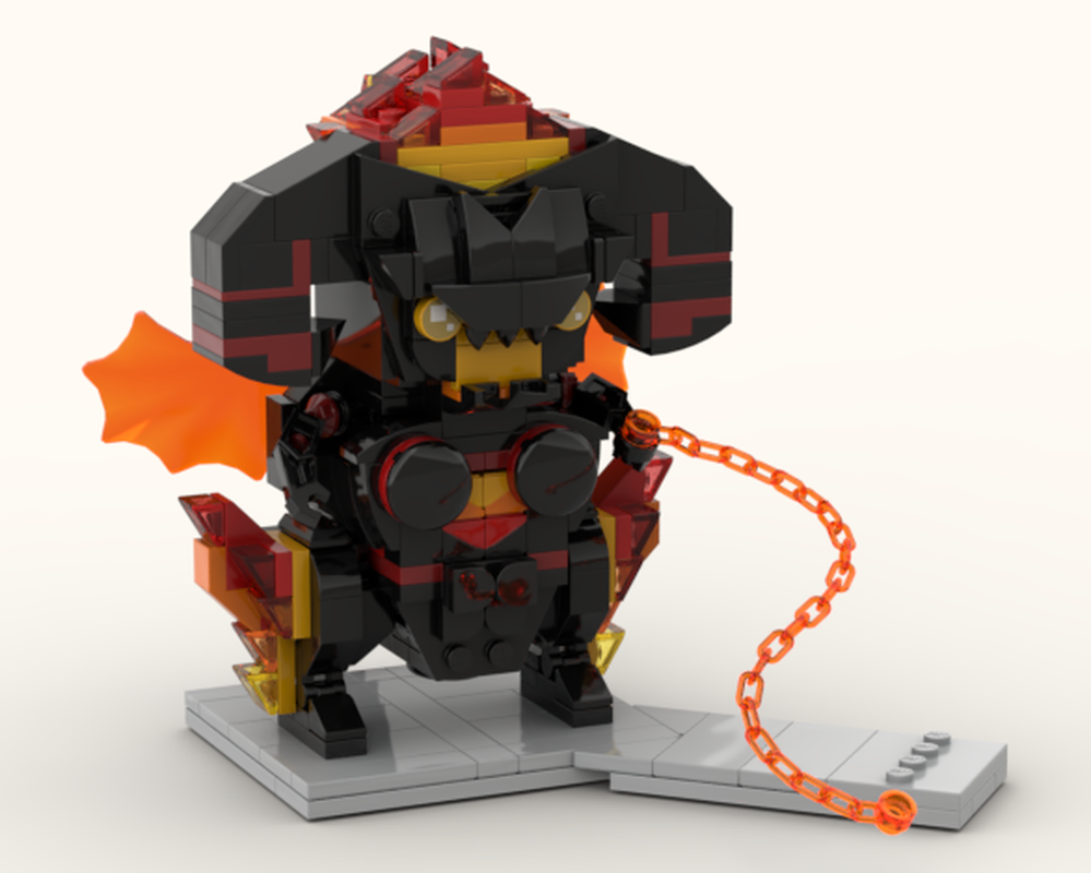 LEGO MOC-233140 Chibi Balrog by blocksofmocs | Rebrickable - Build with ...