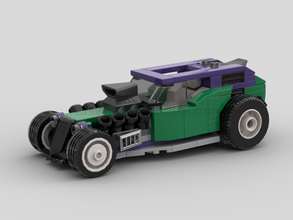 LEGO MOC-233170 Riddler's Hot Rod Roadster (Regular Green Variant) by ...