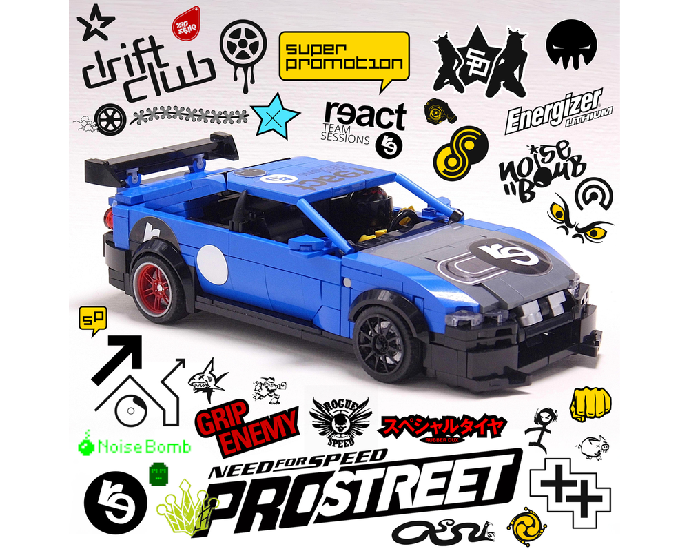 LEGO MOC-233192 Pontiac GTO (2006) 'React Team Sessions' - NFS Pro
