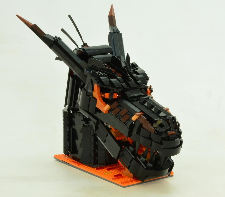 LEGO MOC233240 Black dragon by Terraxz Rebrickable Build with LEGO