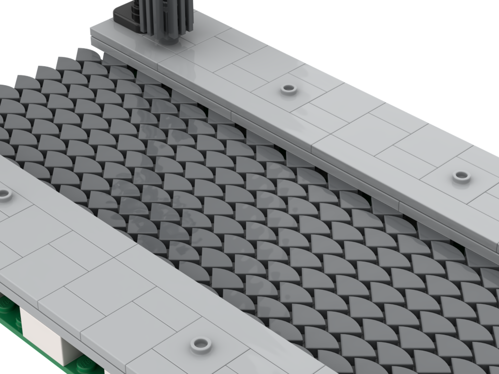 LEGO MOC-233245 Cobblestone road module for modular city - MILS plate ...