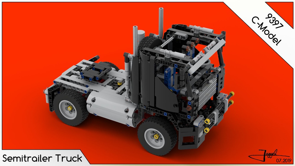 LEGO MOC LEGO 9397 C-Model Truck by Jaggel | Rebrickable - Build 