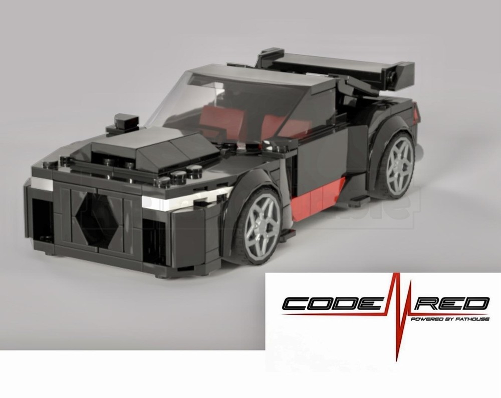 LEGO MOC-233400 Ford Mustang Shelby GT500 CODE RED by BROS_BRICKZ
