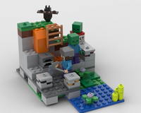 Alternative set of the Minecràft zombie cave (21141)